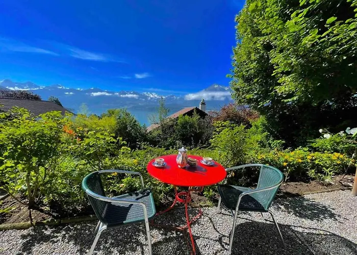 Thun Alps Scenic Views And Concierge By Swisshut דירה *