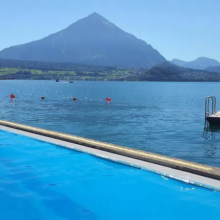 Lake Thun Alps Scenic Views And Concierge By Swisshut * Oberhofen